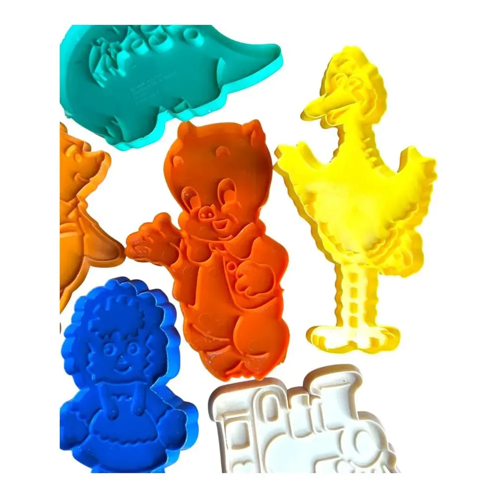 Vintage Cookie Cutters Plastic 1970s 1980s Cartoon Characters